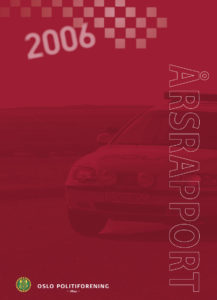 forsiden på årsrapporten for 2006