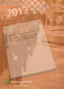 forsiden på årsrapporten for 2013
