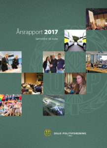 forsiden på årsrapporten for 2017