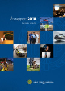 forsiden på årsrapporten for 2018